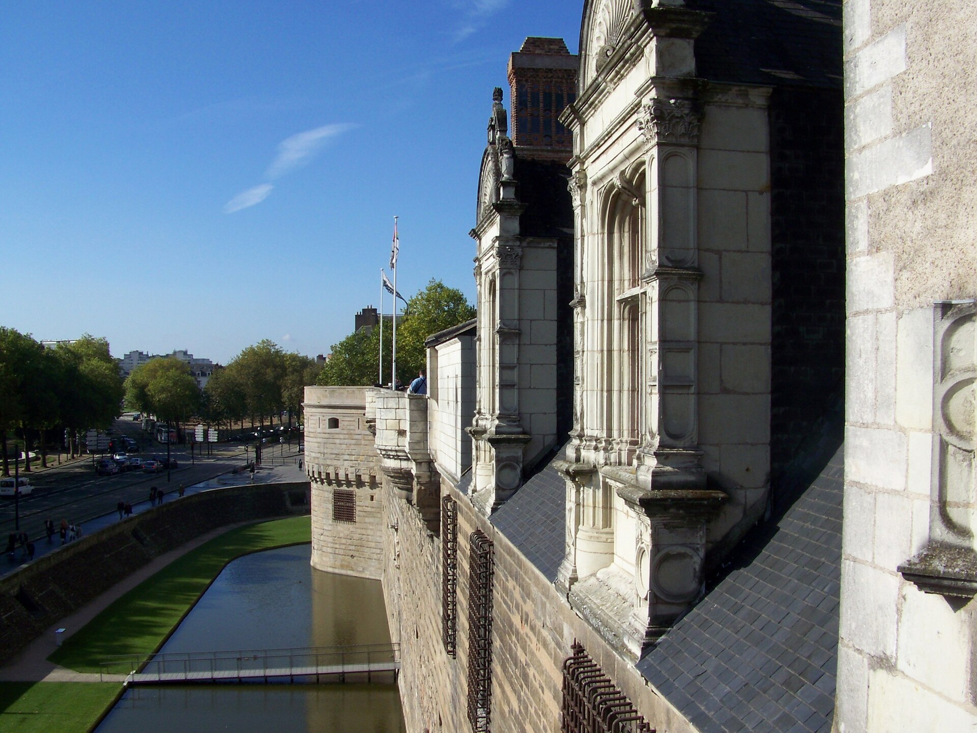 Rempart sud du château des ducs de Bretagne